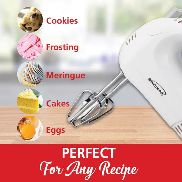 Brentwood® 150-Watt 5-Speed Hand Mixer