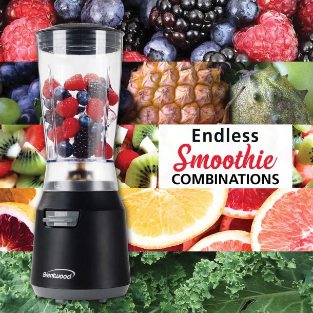 Brentwood® 180-Watt 14-Oz. Personal Blender (Black/Gray)