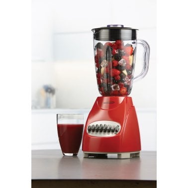 Brentwood® 50-Ounce 12-Speed + Pulse Blender (Red)