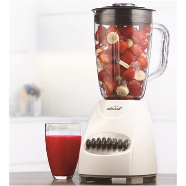 Brentwood® 50-Ounce 12-Speed + Pulse Blender (White)