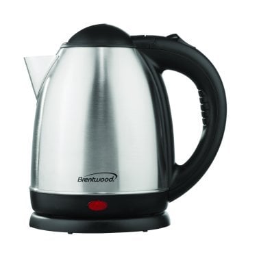 Brentwood® 1.5-Liter Stainless Steel Cordless Electric Kettle (Stainless Steel)