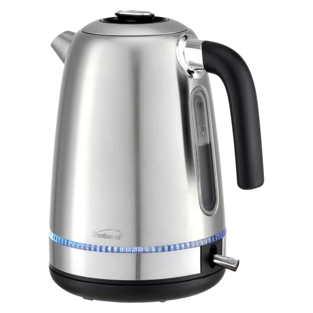 Brentwood® 7-Cup 1,500-Watt Cordless Electric Stainless Steel Kettle (Metallic)