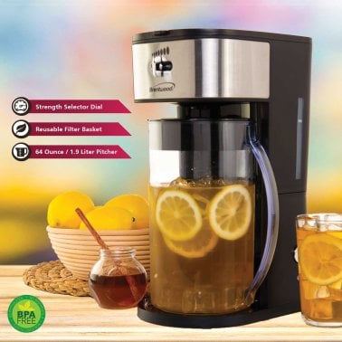 Brentwood® Iced Tea and Coffee Maker (Black)