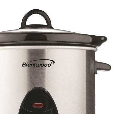 Brentwood® 3-Qt. 170-Watt Slow Cooker (Stainless Steel)
