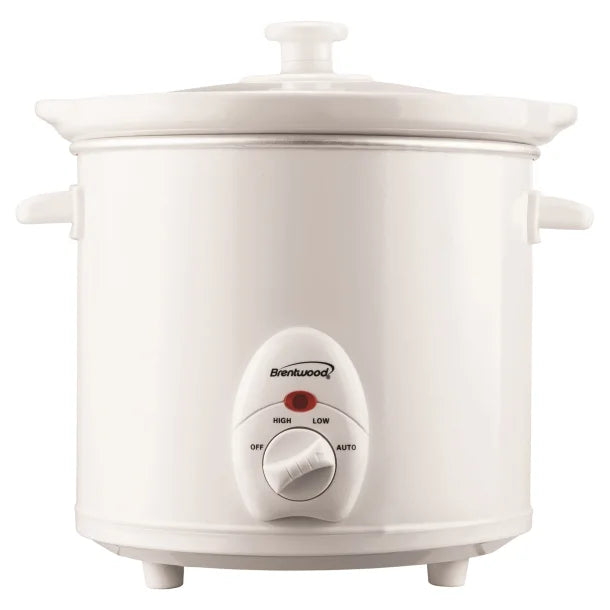 Brentwood® 3-Qt. 170-Watt Slow Cooker (White)