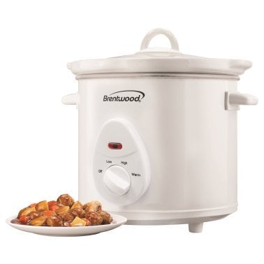 Brentwood® 3-Qt. 170-Watt Slow Cooker (White)