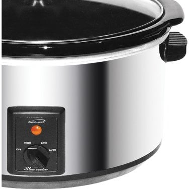 Brentwood® 8-Qt. 360-Watt Stainless Steel Slow Cooker