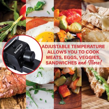 Brentwood® 6-In. 600-Watt Nonstick Electric Skillet with Glass Lid