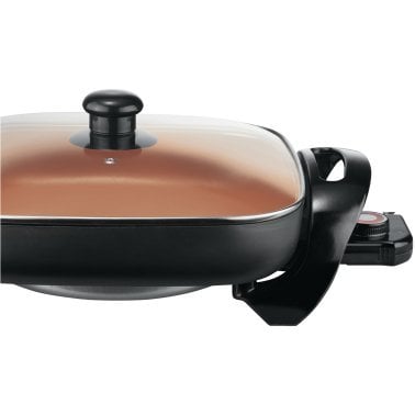 Brentwood® 12-Inch Nonstick Copper Electric Skillet