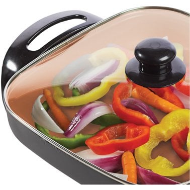 Brentwood® 12-Inch Nonstick Copper Electric Skillet