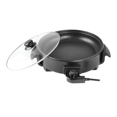 Brentwood® 12-Inch Round Nonstick Electric Skillet with Vented Glass Lid