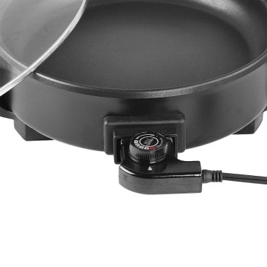 Brentwood® 12-Inch Round Nonstick Electric Skillet with Vented Glass Lid