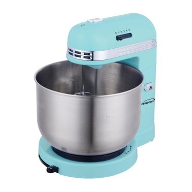 Brentwood® 5-Speed Stand Mixer with 3.5-Quart Stainless Steel Mixing Bowl (Blue)