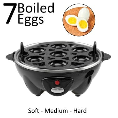 Brentwood® Electric Egg Cooker with Auto Shutoff (Black)