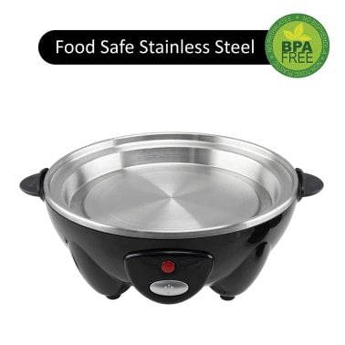 Brentwood® Electric Egg Cooker with Auto Shutoff (Black)