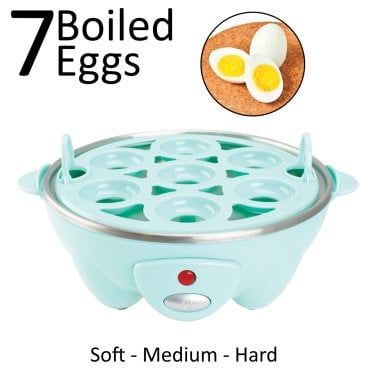 Brentwood® Electric Egg Cooker with Auto Shutoff (Blue)