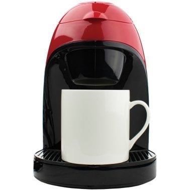 Brentwood® Single-Serve Drip Coffee Maker with Ceramic Mug (Red)