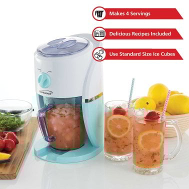 Brentwood® Just For Fun TS-1425 35-Oz. Margarita and Frozen Drink Maker (Blue)