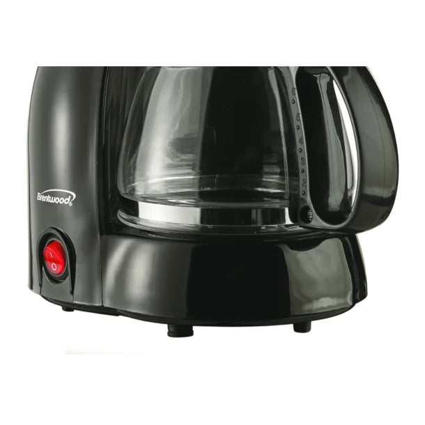 Brentwood® 650-Watt 4-Cup Coffee Maker (Black)