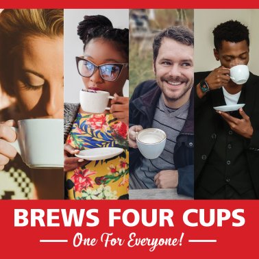 Brentwood® 650-Watt 4-Cup Coffee Maker (Blue)