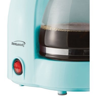 Brentwood® 650-Watt 4-Cup Coffee Maker (Blue)