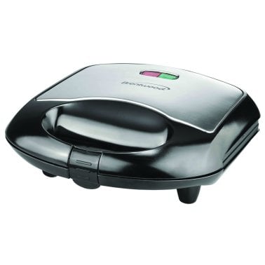 Brentwood® Nonstick Compact Dual Sandwich Maker (Black)