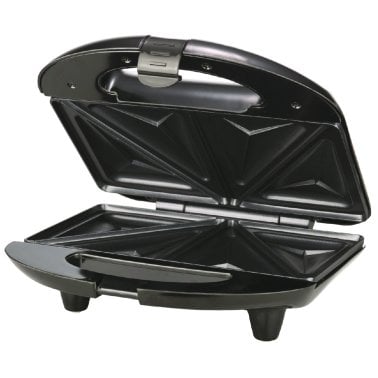 Brentwood® Nonstick Compact Dual Sandwich Maker (Black)