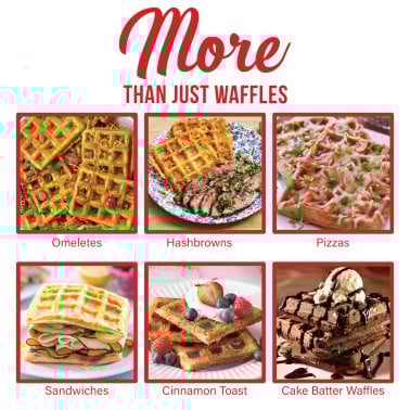 Brentwood® Nonstick Dual Waffle Maker (White)