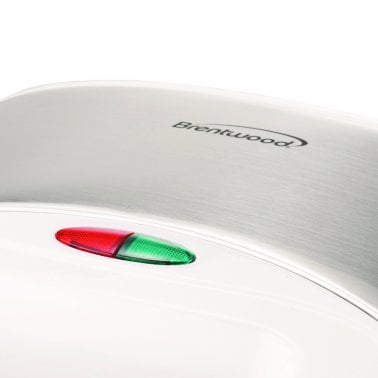 Brentwood® Nonstick Dual Waffle Maker (White)