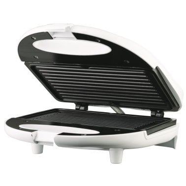 Brentwood® Nonstick Panini Press & Sandwich Maker (White)