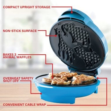 Brentwood® Just For Fun Nonstick Animal Shape Electric Food Maker