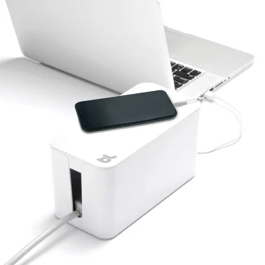 Bluelounge® CableBox Mini Cable Organizer, White