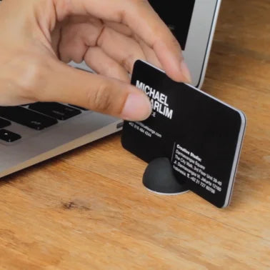 Bluelounge® CableDrop® Multipurpose Cable Clips, Black, 6 Count