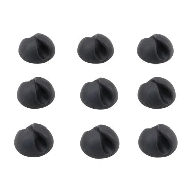 Bluelounge® CableDrop® Mini Multipurpose Cable Clips, 9 Count (Black)