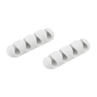 Bluelounge® CableDrop® Multi Multiple-Cable Router Clips, 2 Count (White)