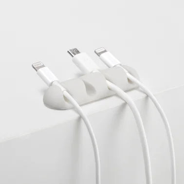 Bluelounge® CableDrop® Multi Multiple-Cable Router Clips, 2 Count (White)