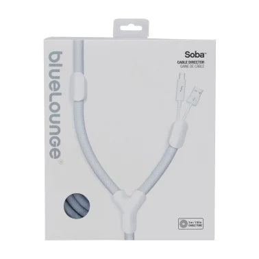 Bluelounge® Soba® Cable Tubing, 118 In., White