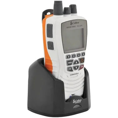 Cobra Marine® DSC Floating VHF Marine Radio with Built-in GPS and Bluetooth® (White)