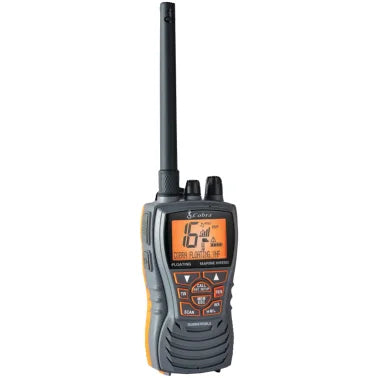 Cobra Marine® Marine 6-Watt Floating VHF Radio (Black)