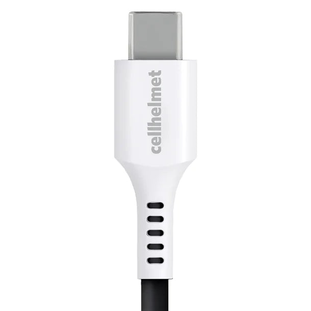 cellhelmet® Charge and Sync USB-C® to USB-A Round Cable (10 Ft.)