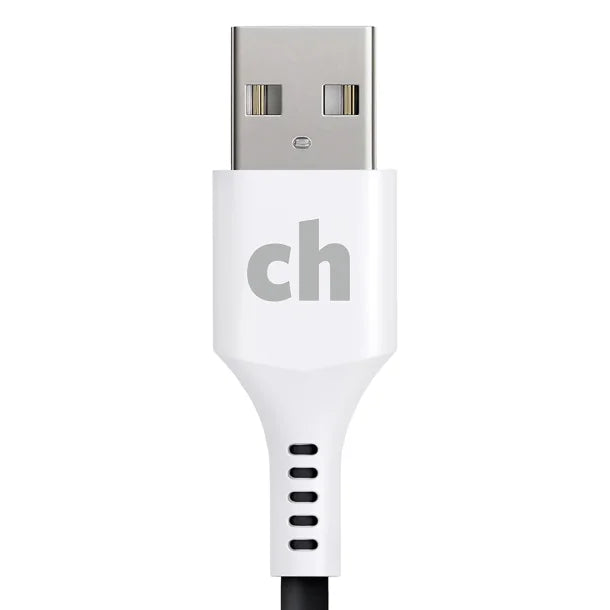 cellhelmet® Charge and Sync USB-C® to USB-A Round Cable (10 Ft.)