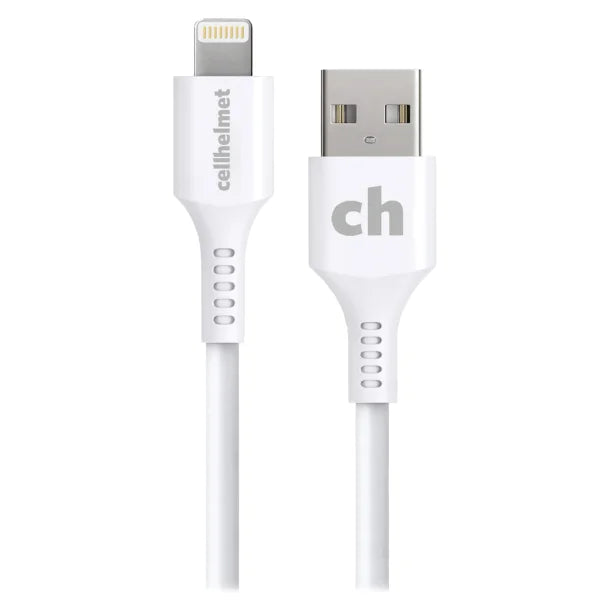 cellhelmet® Charge and Sync USB-A to Lightning® Round Cable (6 Ft.)