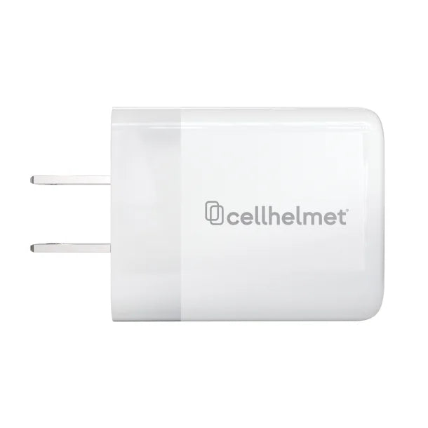 cellhelmet® 30-Watt Single USB-C® Power Delivery Wall Charger, White