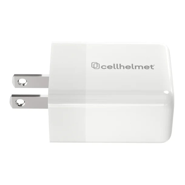 cellhelmet® 30-Watt Single USB-C® Power Delivery Wall Charger, White