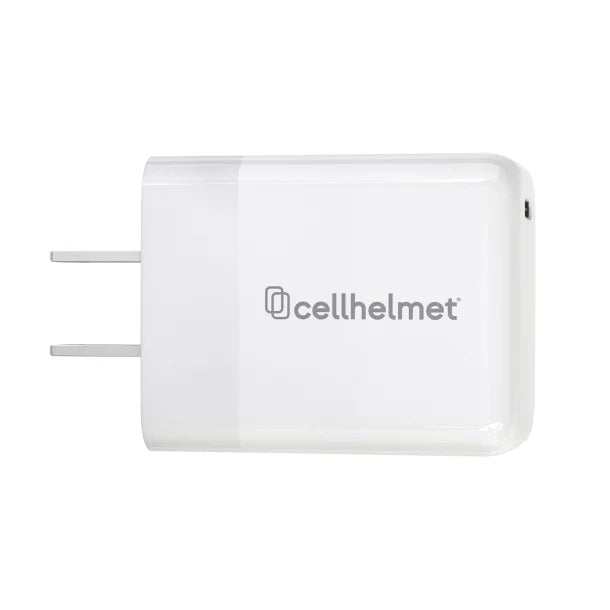 cellhelmet® 30-Watt Single USB-C® Power Delivery Wall Charger, White