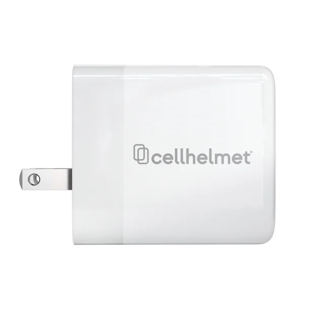 cellhelmet® 45-Watt Single USB-C® Power Delivery Wall Charger, White