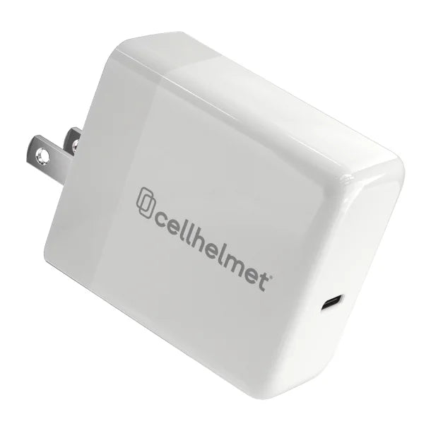 cellhelmet® 45-Watt Single USB-C® Power Delivery Wall Charger, White