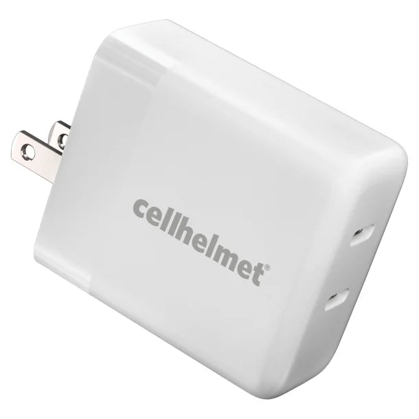 cellhelmet® 20-Watt Dual Wall Charger with 2 USB-C® Ports