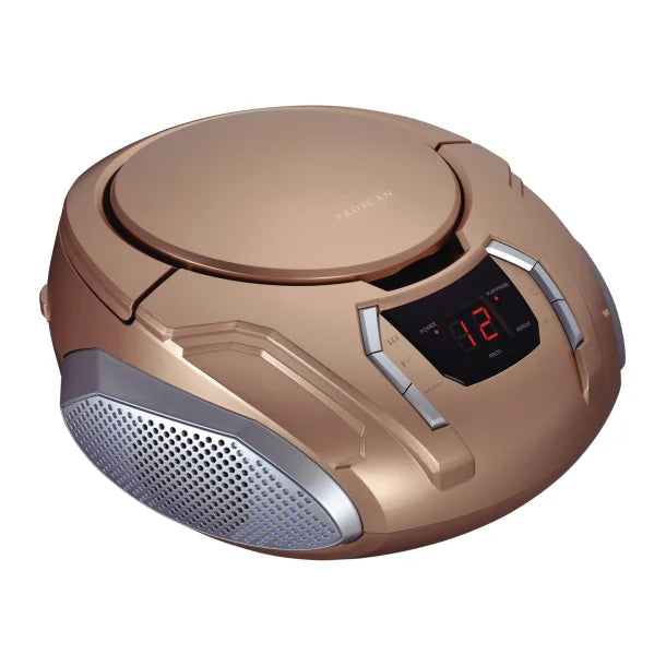 Proscan® CD/Radio Boom Box, PRCD261 (Champagne)