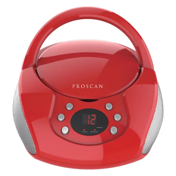 Proscan® CD/Radio Boom Box, PRCD261 (Red)